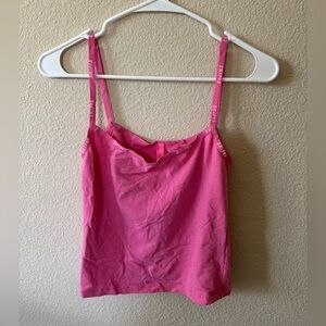 Pink Skims logo tank